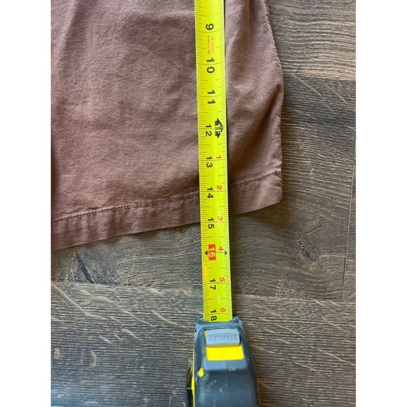 Love Trends Brown Smocked High Waist Tencel Shorts Womens XS Eco Friendly New - Picture 5 of 6